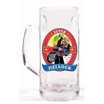 Kufel Super Dziadek na motorze